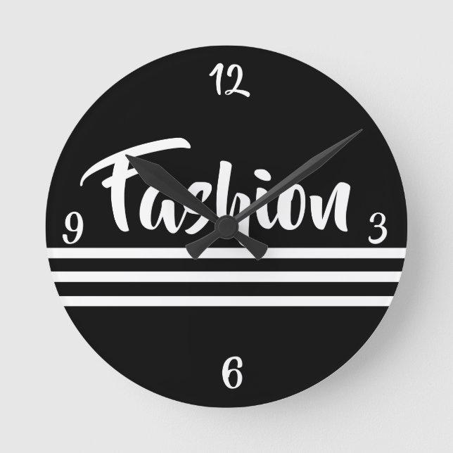 HORLOGE RONDE SHOPPING QUEEN COLLECTION - ROUND CLOCK (Recto)