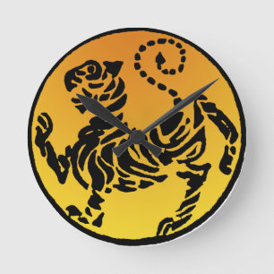 Horloge Ronde Shotokan Tiger