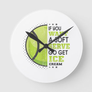 Horloge Ronde Si Vous Voulez Un Serve Doux Allez Obtenir Crème D