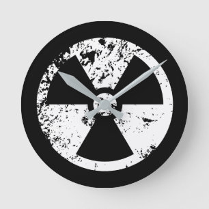 Horloge Ronde Signal radioactif nucléaire