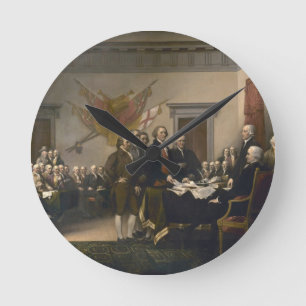 Horloge Ronde Signature de la déclaration d'indépendance, le 4