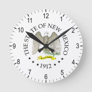 Horloge Ronde Signature du Nouveau-Mexique