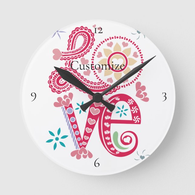 Horloge Ronde SIGNE D'AMOUR Super Hippie Thunder_Cove (Recto)