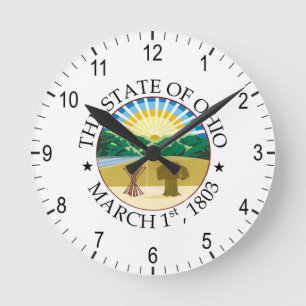 Horloge Ronde signe de l'Ohio