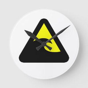 Horloge Ronde Signe de risque de tsunami