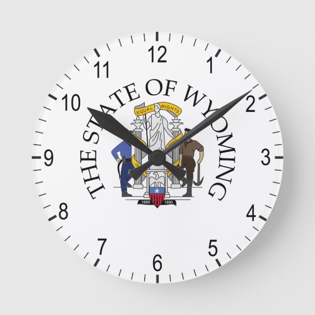 Horloge Ronde signe du Wyoming (Recto)