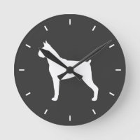 Silhouette de chien Boxer (oreilles coupées)