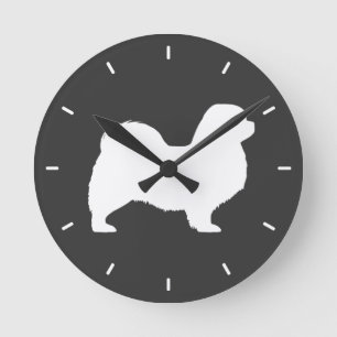 Horloge Ronde Silhouette de l'Espagne tibétaine