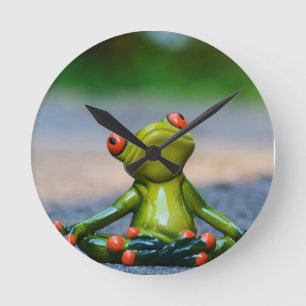 HORLOGE RONDE ***SILLEMENT LITTLS FROG*** FERMER