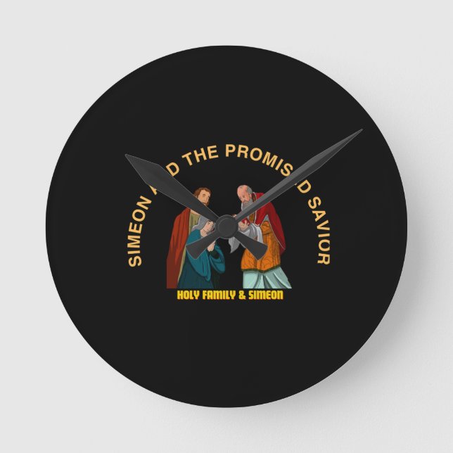 HORLOGE RONDE SIMEON AND THE PROMISED SAVIOR (Recto)