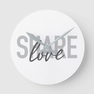 Horloge Ronde Simple, urbain, tendance, moderne type Partager Am