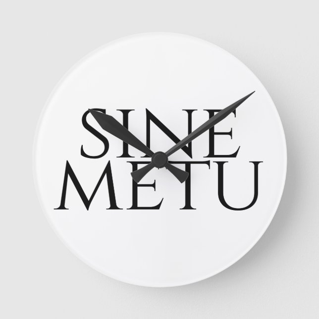 Horloge Ronde Sine Metu - Sans Peur (Recto)