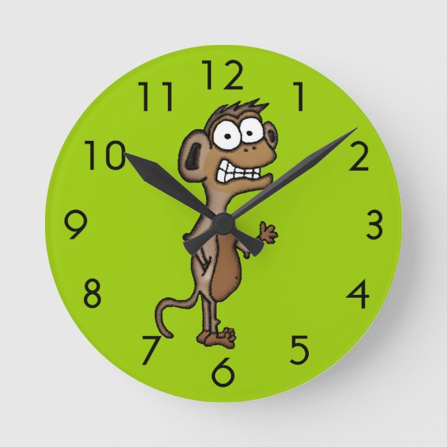 Horloge Ronde Singe de ondulation (Recto)