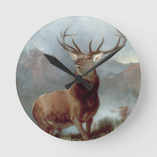 Horloge Ronde Sir Edwin Landseer   Monarque du Glen, 1851