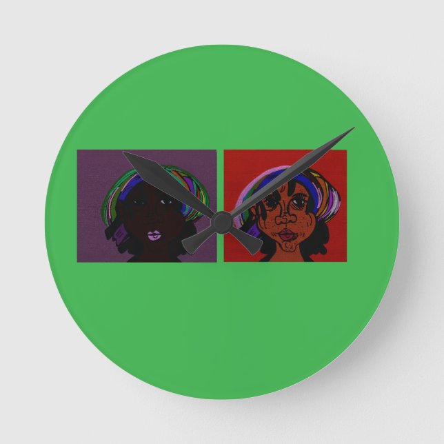 Horloge Ronde Sisters (Recto)