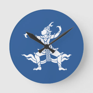 Horloge Ronde SIX Danseuse thaïlandaise ⚠ Thaïlande ⚠