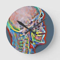Skeleton humain Crâne Anatomie Abstraite Art