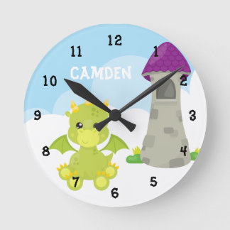 Horloge Ronde Sky Dragon Kid's personnalisé