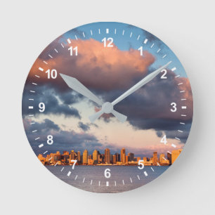 Horloge Ronde Skyline de San Diego Bay City