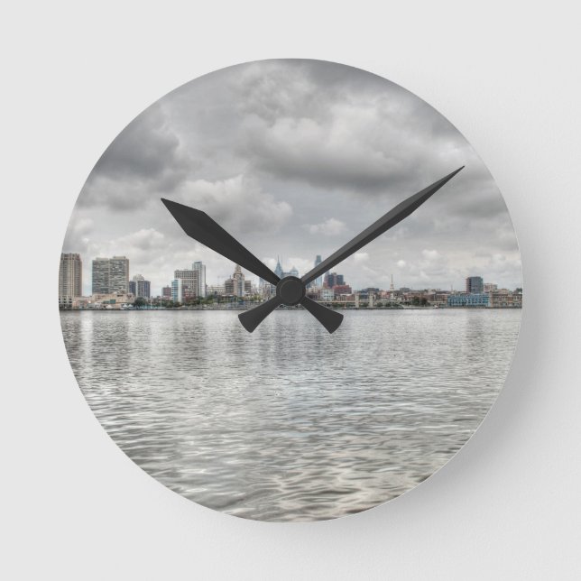 Horloge Ronde Skyline Philly (Recto)