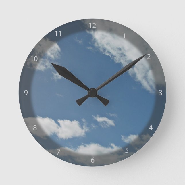 Horloge Ronde Skyscape de Burns (Recto)