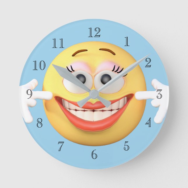 Horloge Ronde Smiling emoji (Recto)