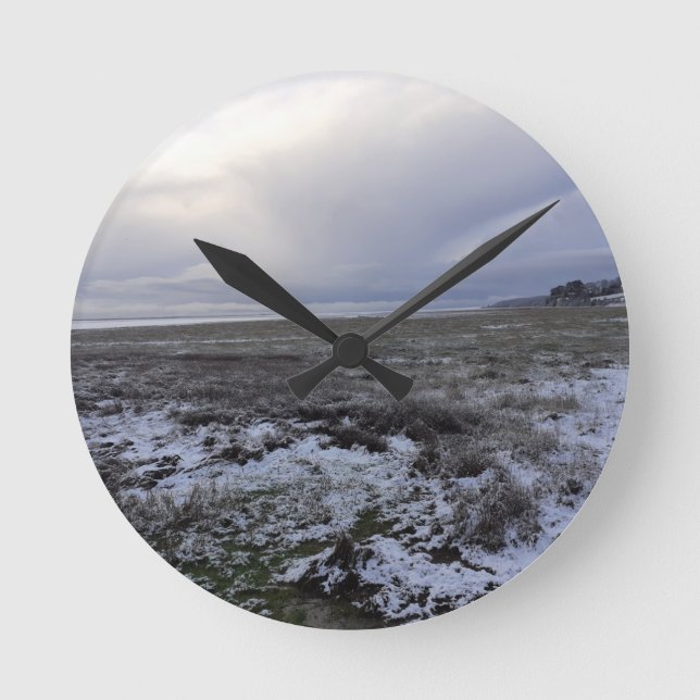 Horloge Ronde Snow Across (Recto)