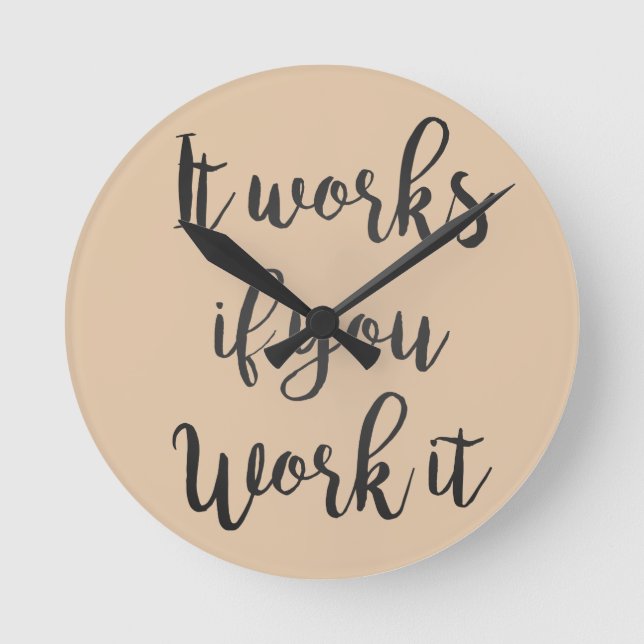 Horloge Ronde Sobriety 12 étape de récupération soumission cadea (Recto)