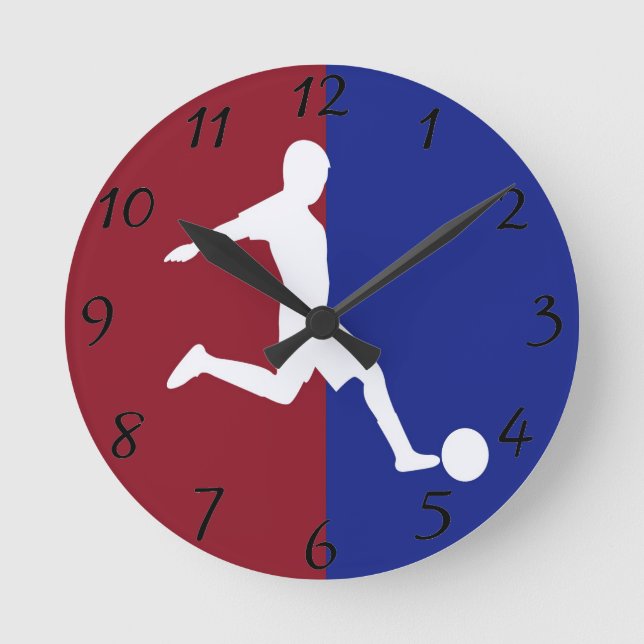 Horloge Ronde Soccer clock (Recto)
