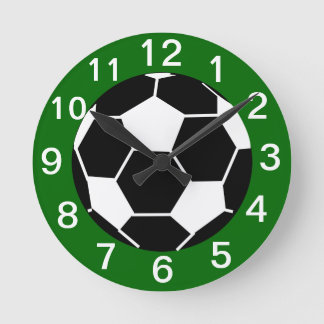 Horloge Ronde Soccer clock