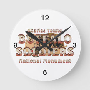Horloge Ronde Soldats de Buffalo d'ABH