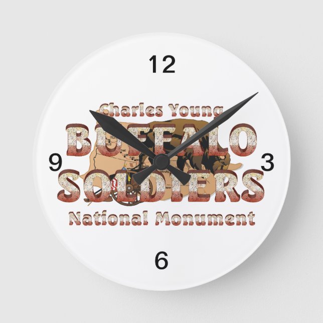 Horloge Ronde Soldats de Buffalo d'ABH (Recto)