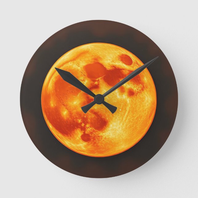 Horloge Ronde Soleil Brûlant (Recto)