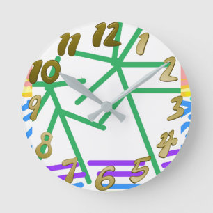 Horloge Ronde Solive