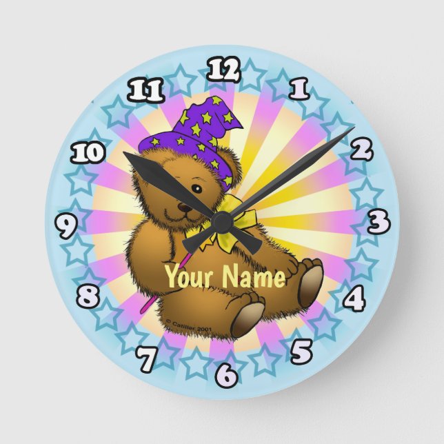 Horloge Ronde Sorcier ours  (Recto)