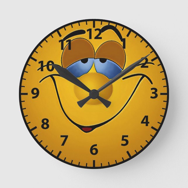 Horloge Ronde sourire (Recto)