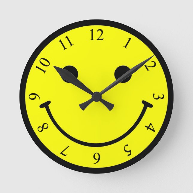 HORLOGE RONDE SOURIRE (Recto)