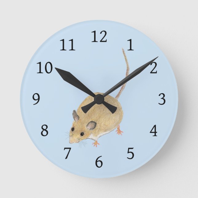 Horloge Ronde Souris (Recto)