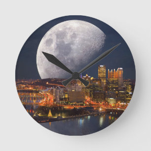 Horloge Ronde Spacey Pittsburgh