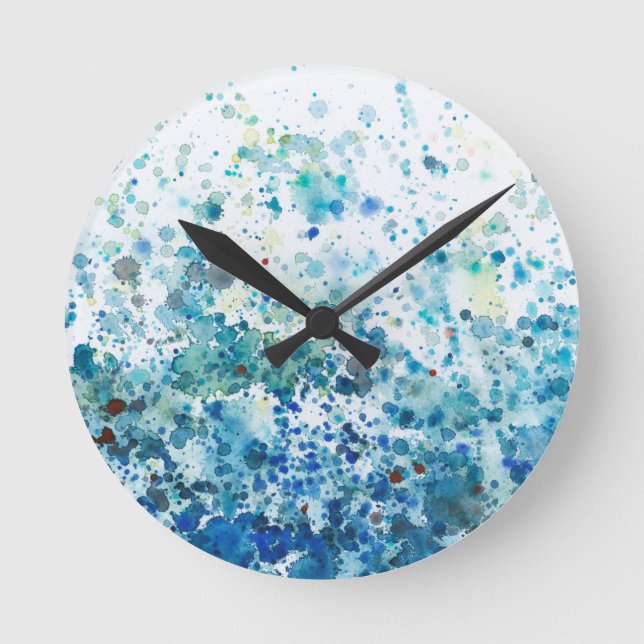 Horloge Ronde Speckled Sea I (Recto)