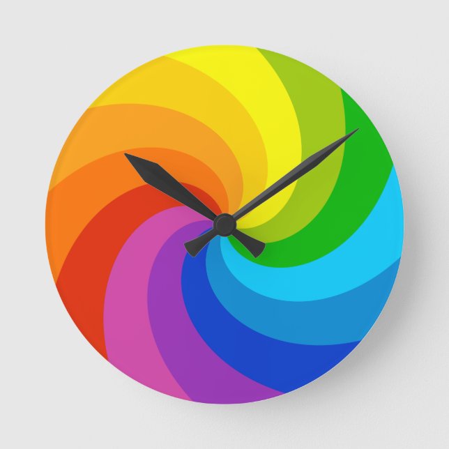 Horloge Ronde Spectre tordu (Recto)