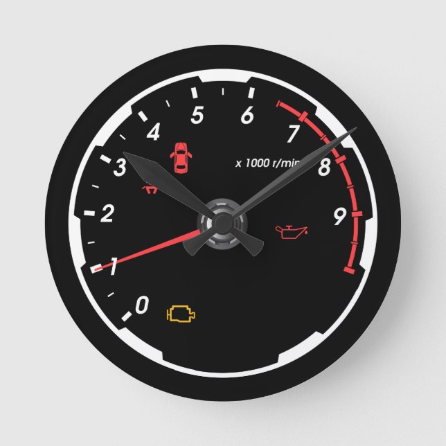 Horloge Ronde Speedometer (Recto)