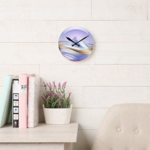 Horloge Ronde Sphère cristalline céleste