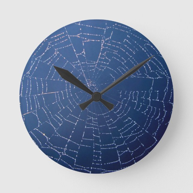 Horloge Ronde Spider Web (Recto)