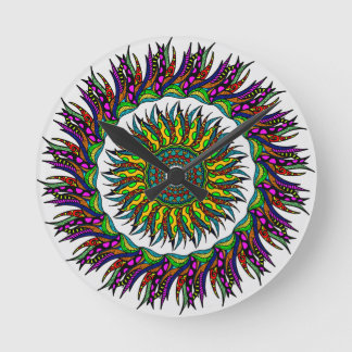 Horloge Ronde splendid mandala original art design on products