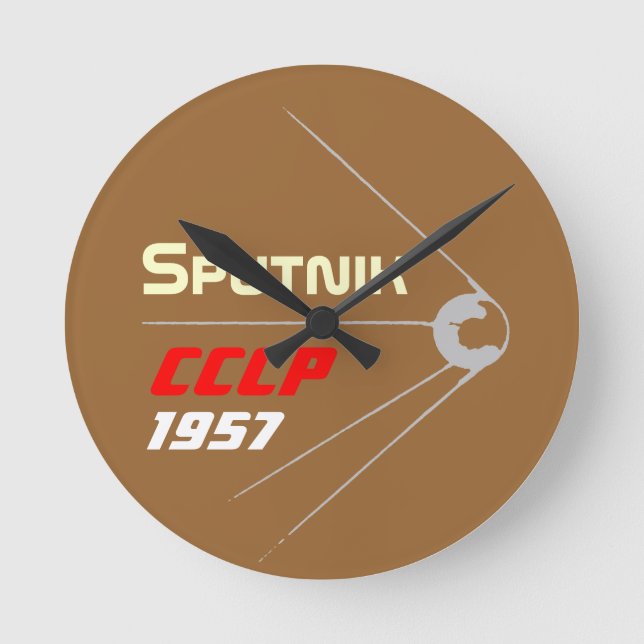 Horloge Ronde Spoutnik (Recto)