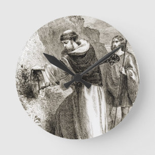 Horloge Ronde St Patrick marquant le bouclier de Connal avec la