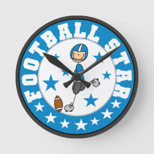 Horloge Ronde Star de Football