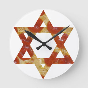 Horloge Ronde star de la pizza de david