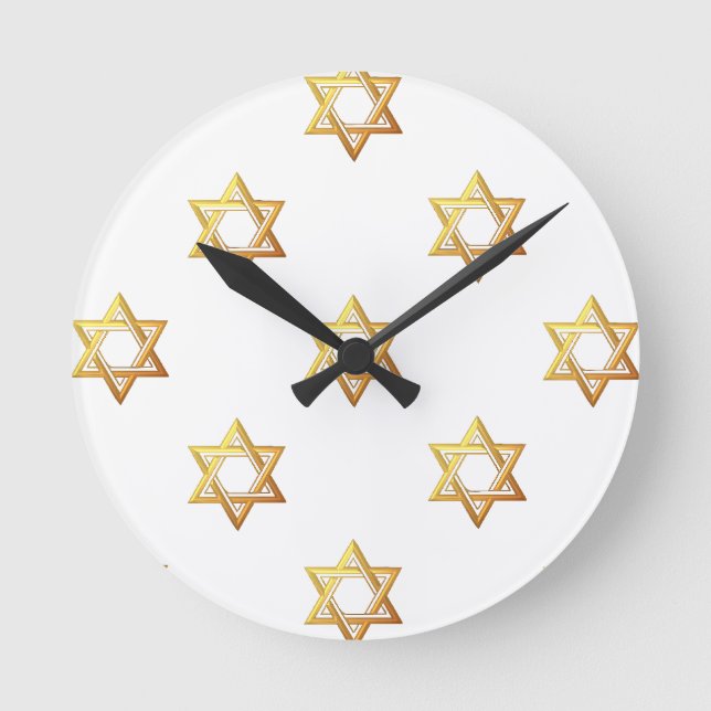 Horloge Ronde Star of David (Recto)